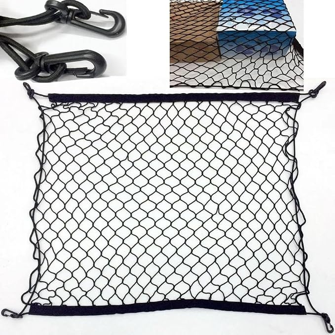 Car Nets For Skoda For Octavia A5 A7 For Kodiaq For Rapid For Fabia For Superb For Yeti Trunk Luggage Storage Cargo Organiser Nylon Elastic Mesh Net Cargo Net