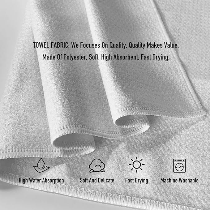 Kitchen Towels - Funny Dishcloth, Polyester Bar Drying Hand Cloth, Bathroom Decorations, High Absorbent Tea Towel - Dog Lover, Owner, Mom Hostess Housewarming Gifts