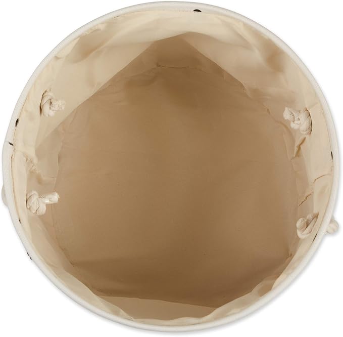 Bone Dry 5511 Pet Storage Collection Paw and Bone Print, Medium Round, Nautical Blue