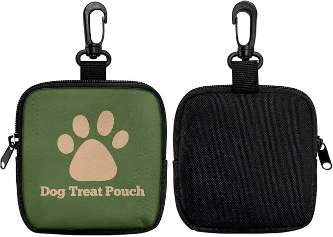 Dog Treat Pouch, Multifunctional Pouch for Outdoor Activities and Pet Walks, Multi-Functional Puppy Snack Storage Bag, Travel Pet Treat Container for Dog Owners and Trainers