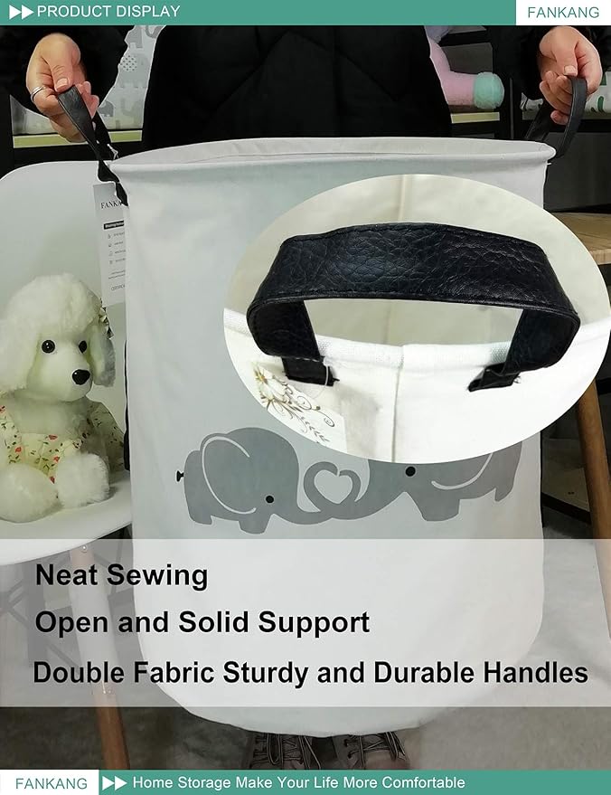 Storage Bin Foldable Nursery Organizer Basket | Foldable with Waterproof PE Coating Organizer Bin for Kids Boys and Girls,Office,Bedroom,Clothes