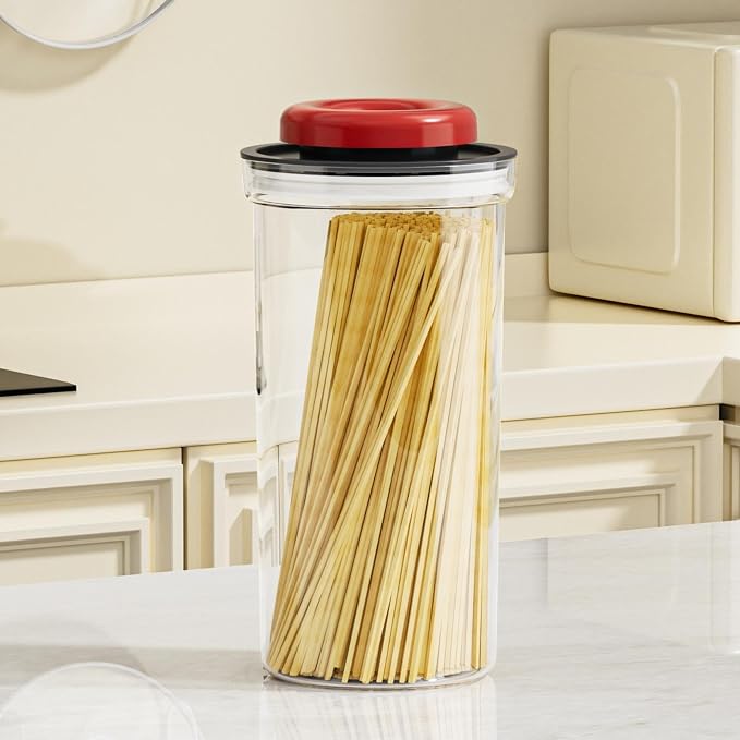 Cereal Containers Storage Stackable Leakproof Large Canister | Airtight Containers for Food Storage for Kitchen Pantry Cabinet Counter Fridge Organization Flour Sugar Rice Snack