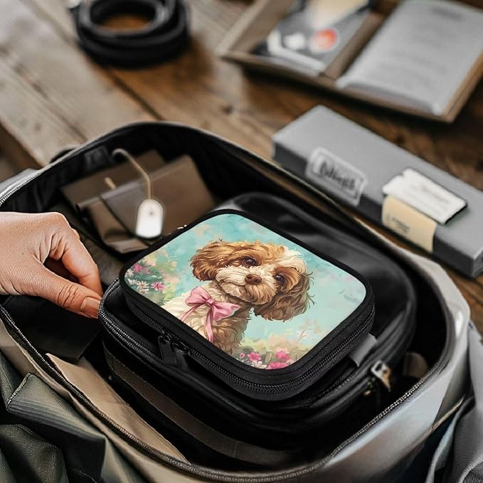 Cute Puppy First Aid Kit Portable Pet Emergency Kit Lightweight Dog Emergency Kit,Travel Pet First Aid Kit Bag for Dogs,First Aid Pouch with Zipper