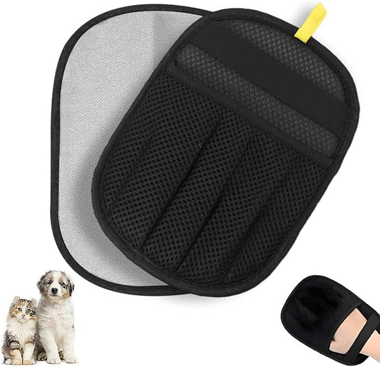 Luszmoax Pet Hair Glove for Cats & Dogs,Newly Upgraded Five-Finger Electrostatic Reusable Magic Brush,Pet Hair Remover Glove for Laundry for Pet Hair Remover Tool on Carpet,Clothing,Couch,Car Seat