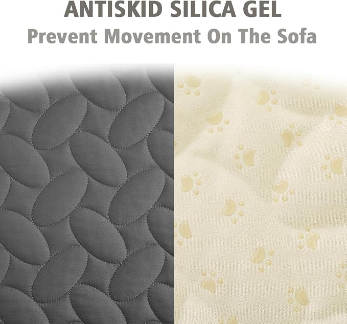 Ameritex Pet Bed Cover Dog Bed Blanket for Sofa and Furniture Waterproof New Pattern Design (30x70 Inch, Dark Grey)
