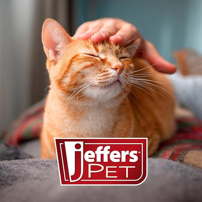 Jeffers Pet Non Slip Slicker Grooming Brush – Soft Flexible Pins, Red & Black Handle. Detangling Grooming Tool for Dogs & Cats w/Short, Long, Thick & Curly Coats, Easy Storage, Travel Size - Medium