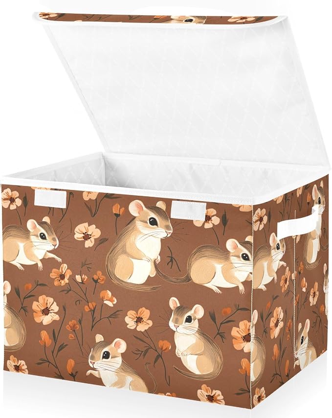 Beauty animal Terracotta Storage Boxes Box Storage Container Lidded for Pack Room