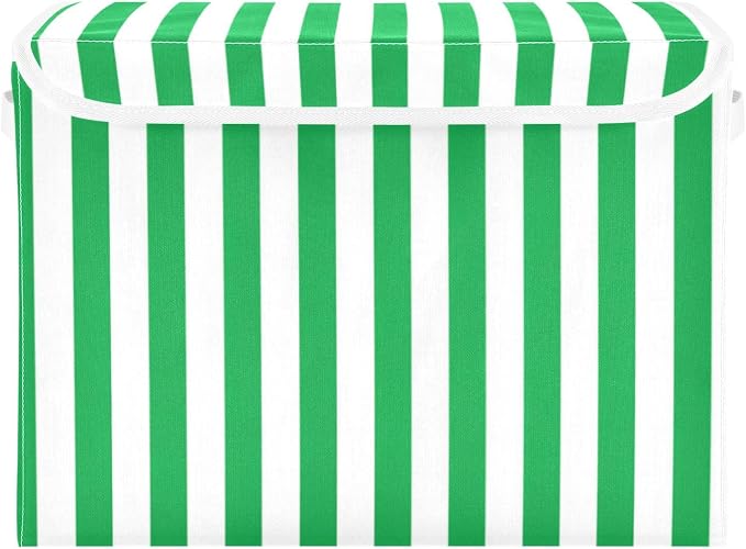 Santa Claus Fabric Storage Bins with Lid Foldable Storage Boxes 40L Baskets | Decorative Storage Boxes, 300D Oxford Cloth, Hollow Board Frame, Flip Top Velcro Lid, 16.5x12.6x11.8 inch, Collapsible Design