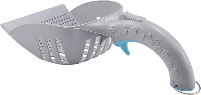 Fresh Step All-in-One Cat Litter Scoop with Ergonomic Handle, One Size | Deep shovel design, ergonomic handle grip, Kitty Litter Scooper for fast and easy daily scooping