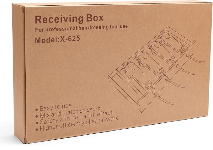 Barber Clipper Tray Organizer, Trimmer, Corded Clippers Holder for Hairdresser, Salon Station Haircut Tools Keeper with Anti-Slip Mat - 15.7" L x 8.9" (Rectangle)