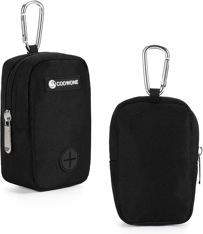 Dog Treat Pouch with Clip, Treat Pouches for Pet Training, Small Dog Treat Container Treat Bag for Leash, Waterproof Dog Treat Bag, Hands-free Training Pouch