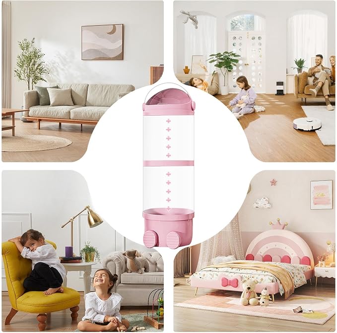 Stuffed Animal Storage Tube Transparent | Kids Plush Doll Clear Storage Tube for Plush Toy Display Storage Organizer Kids Room Nursery Playroom Home Decor Soft Toy