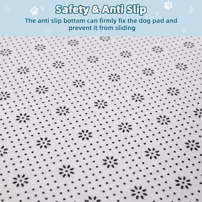 Extra Large Dog Crate Pad, Waterproof Wipeable Mat, 47x 29, Graphite Grey | Outdoor Wipe-Clean Kennel Pet Mat for Extra Large Dogs, Non-slip Bottom, Lightweight & Portable, Suit for Travel, Trunk