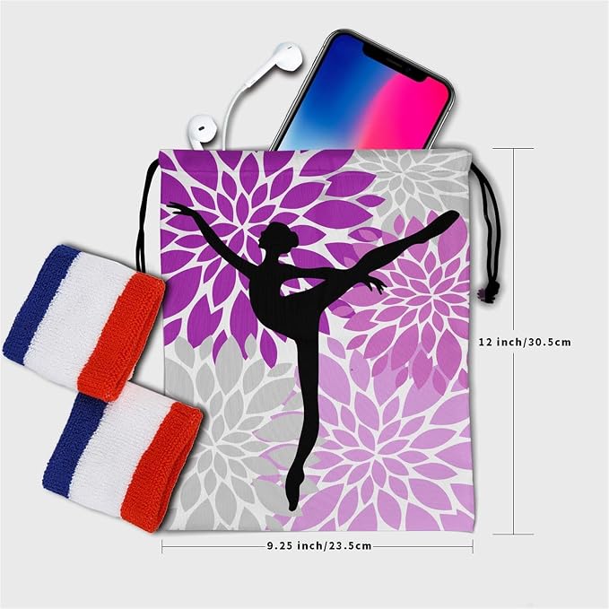 Nerxy Pet Gymnastics Grip Bag Dog Cat Drawstring Grip Bags Puppy Shoe Bag Gym Storage Pouch