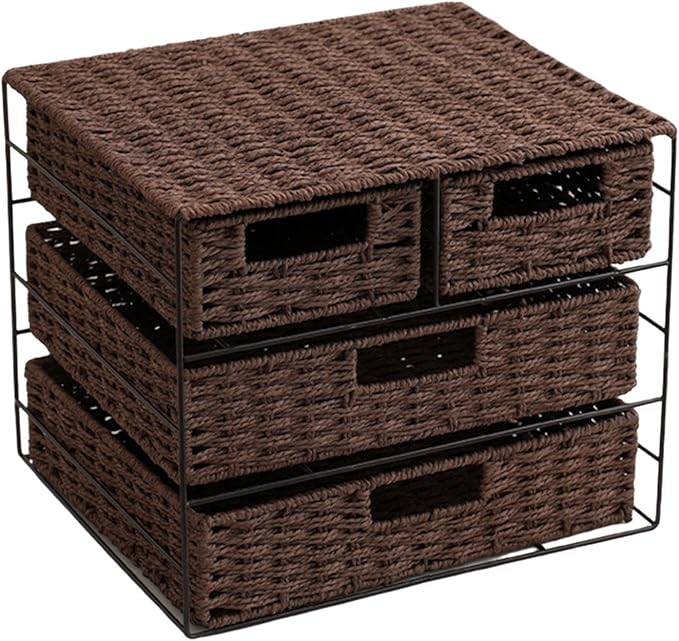 Paper Storage Box Sundries Storage Bin Drawer Type Household Snack Container Pet