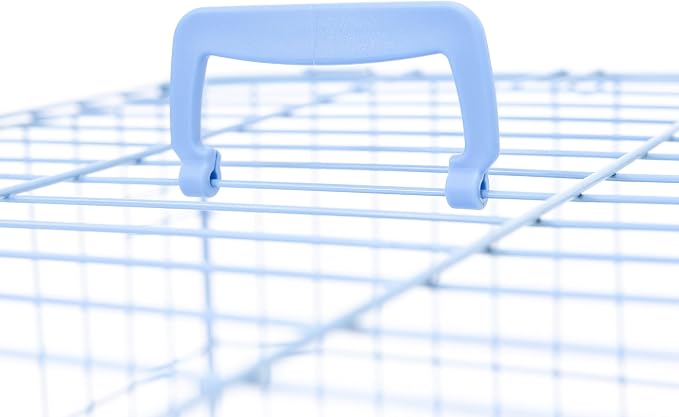 Carlson Pet Products Carlson Compact and Secure Deluxe Blue Metal Dog Crate, Blue