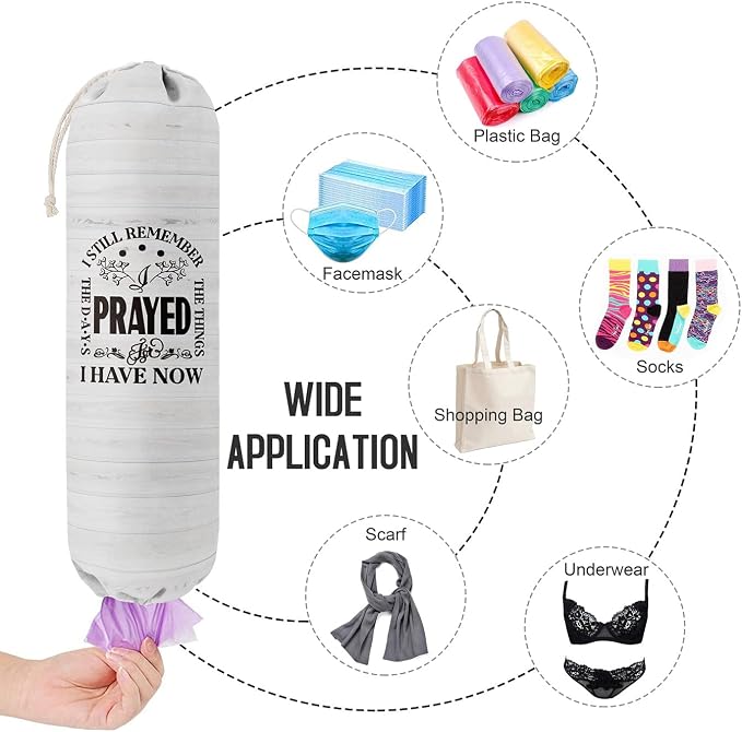 Funny Grocery Bags Holder Organizer, Wall Mount Plastic Bags Storage Container Dispenser, Gift For Family And Friends