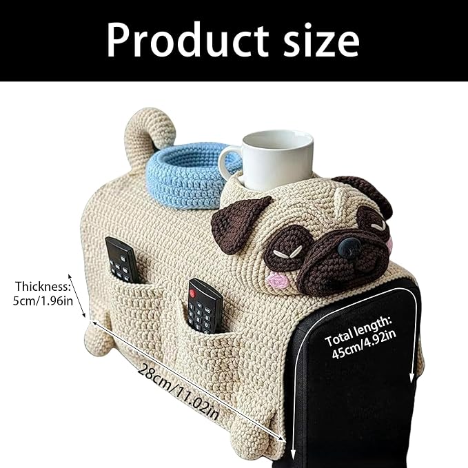 Knitted Dog Bed Storage Bag Multipurpose Household Organizers for Bedroom Kitchen Management Portable Pet Sofa Organizers