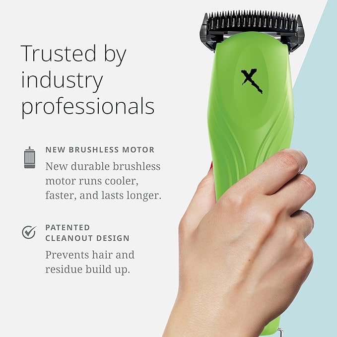 Wahl Pro Animal KMX+ Cord/Cordless Clipper - Competition Series Animal Grooming Clipper for Animal Fitting & Show Prep - Comes with Large Charging Cord and Quick Charge Capability