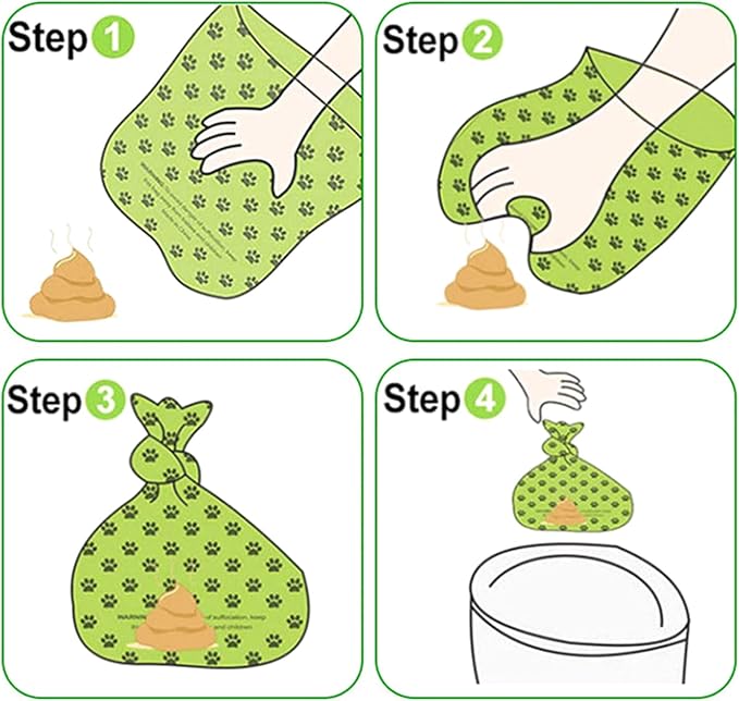 Bone Shape Pet Pick Up Poop Bag Dispenser Portable Dog Poop Waste Bag Holder Outdoor Garbage Bags Organizers