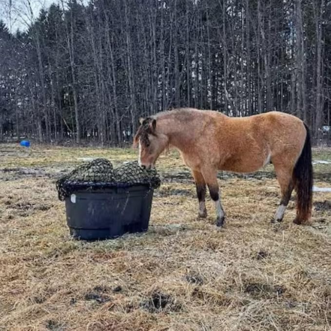 YardJoyliz Stock Tank Hay Net for 100 Gallon-150 Gallon Stock Tank