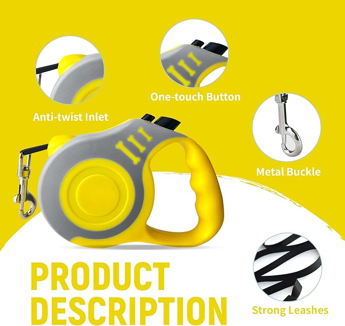 Retractable Dog Leash Automatic Telescopic Tractor Dog Tape
