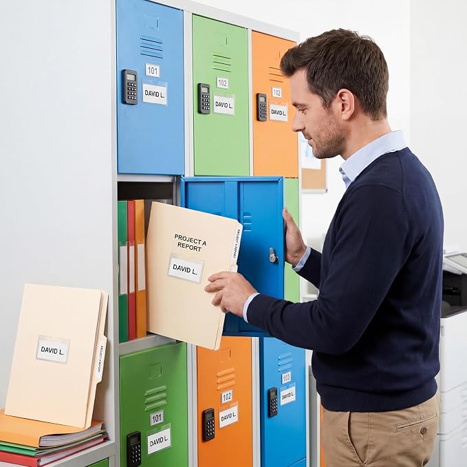 56 Pack Clear Adhesive Index Card Holders 2" x 3.5" Label Pockets | Top-Opening Pvc Pockets, Not Included Index Cards, Clear And Durable, For Bins, Shelves, Library Cards And Storage Labeling