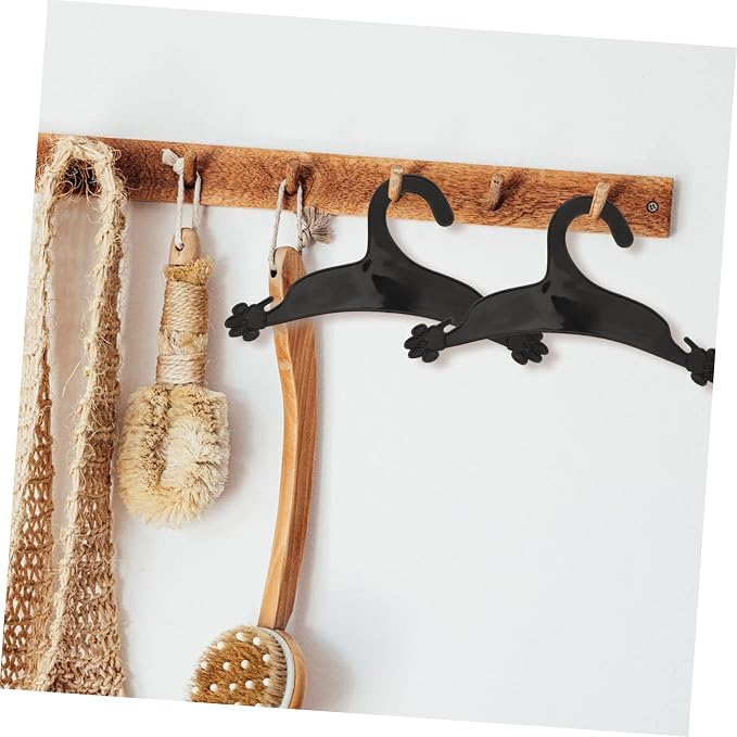 MAGICLULU 10pcs Pet Clothes Hanging Rack Claw Shaped Garment Hanger for Dogs Lightweight Windproof Coat Organizer for Pet Apparel