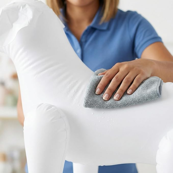 Toddmomy Inflatable Dog Mannequin Standing Display Model for Dog Clothing Pet Shop Display Stand Pet Clothing Exhibition and Grooming Counter 31.49 X 22.04 X 11.41 in