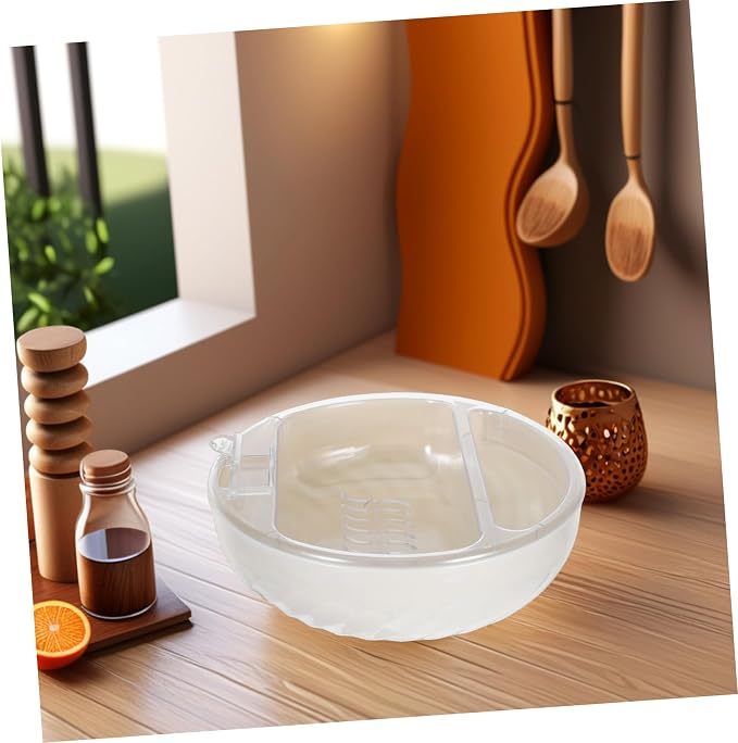 Double Layer Fruit Drainer Bowl with Phone Stand Reusable Snack Organizer for Nuts Candies and Fruits Elegant Kitchen Counter Decor and Efficient Waste Collection