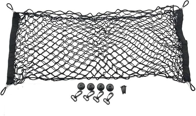 Car Nets Universal Car Trunk Mesh Net For Benz A B C E S G GLE GLC CL CLK CLS GL GLK R SL SLK Class W211 W221 W220 W163 W164 W203 W204 Cargo Net (A type 90x40CM)