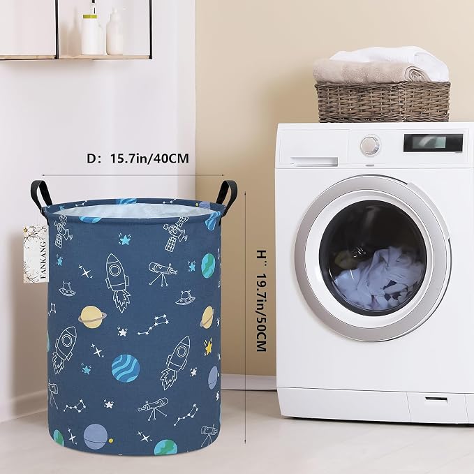 Storage Bin Foldable Nursery Organizer Basket Space | Foldable with Waterproof PE Coating Organizer Bin for Kids Boys and Girls,Office,Bedroom,Clothes