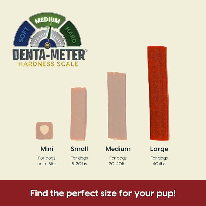 Ark Naturals Protection+ Brushless Toothpaste – Large Breeds, 54oz Bag – Dog Dental Chew with Toothpaste Center – Prevent Plaque & Tartar and Freshen Breath with Dental Chews for Dogs