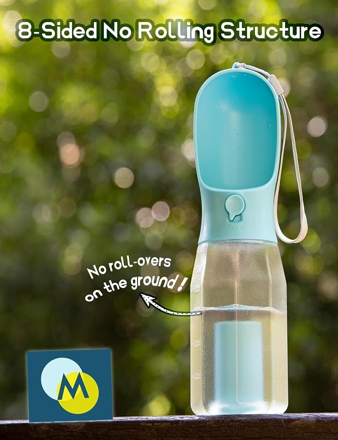 Portable Dog Water Bottle 3 in 1 Pet Travel Bowl Dispenser Treat Container