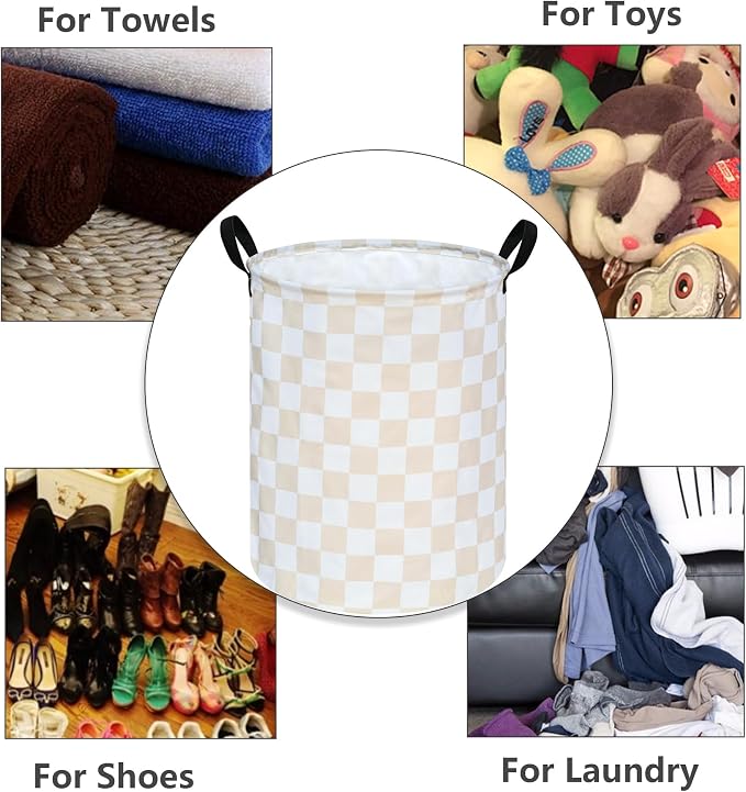 MAIZMZ Girls Laundry Basket Foldable Home Storage Basket Kids Hamper,Toy Box Canvas Organizer Bins for Home/Dorm/Kitchen/Pet/Office/Closet/Shelf/Gift Baskets
