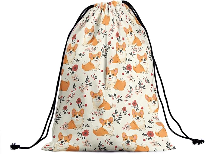 Nerxy Pet Gymnastics Grip Bag Dog Cat Drawstring Grip Bags Puppy Shoe Bag Gym Storage Pouch
