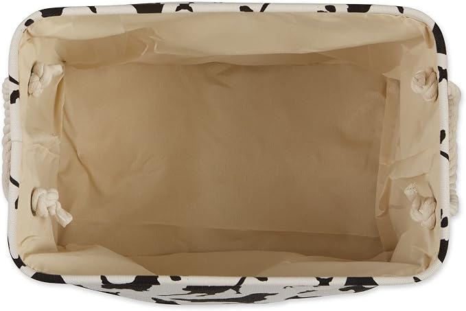 Bone Dry Pet Storage Collection Collapsible Bin, Large Rectangle, 17.5x12x15, Cat's Meow Print