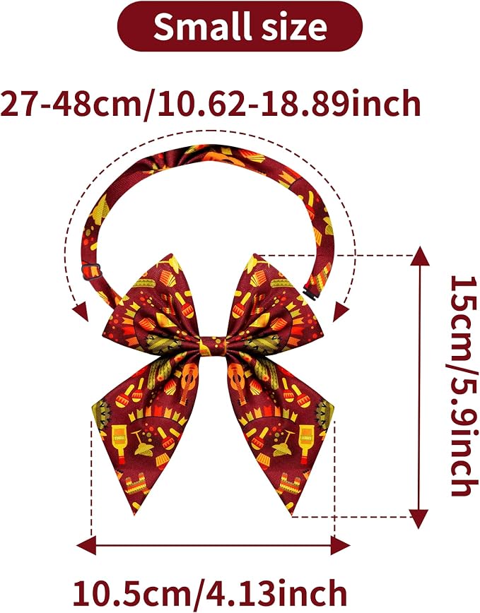 PET SHOW 10 Pack Mexican Sailor Dog Bowties for Small Dogs