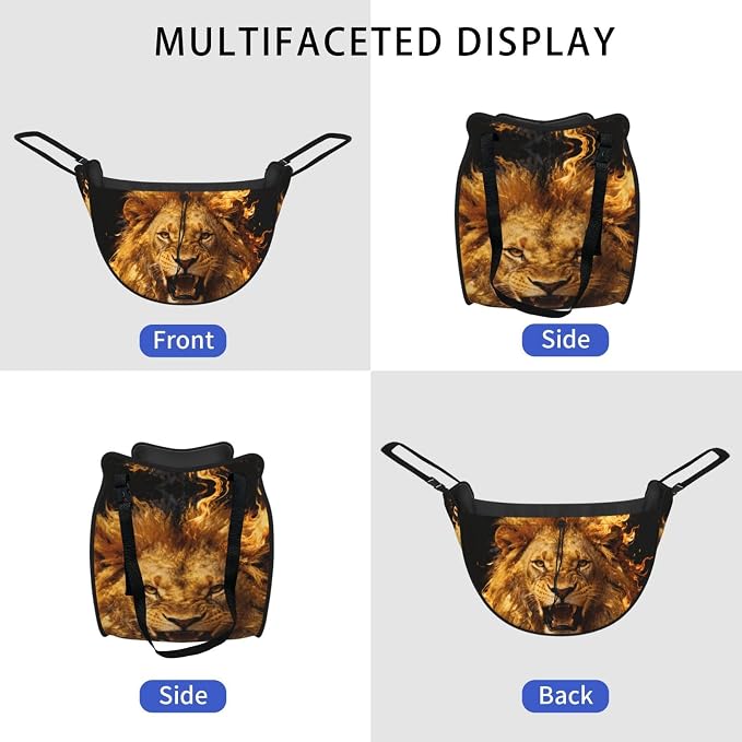 Golden Lion Roar Car Seat Organizer-Backseat Storage Bag for Travel | Waterproof Durable. Holds Snacks Gear Essentials. Fits Most Cars.