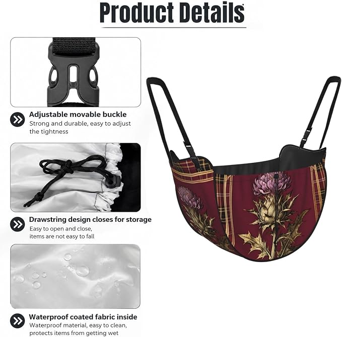 thistle Car Seat Organizer-Backseat Storage Bag for Travel | Waterproof Durable. Holds Snacks Gear Essentials. Fits Most Cars.