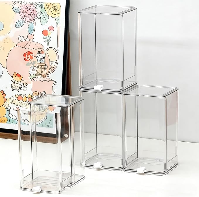 Clear Organizers Box for Collectible Toy Featuring Drawer Styles and High Strength Construction PET Toy Planner