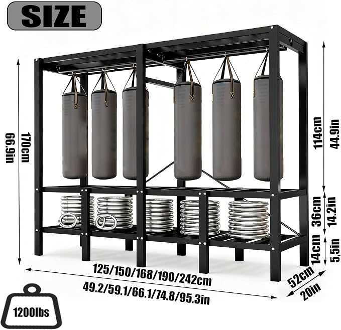 59.1in Heavy Duty Portable Closet, Foldable Wardrobe Closet with Cover, Metal Clothing Shelves for Clothes Organizers and Storage, for Bedrooms, Apartments, Rental Properties (Black, 59.1in)