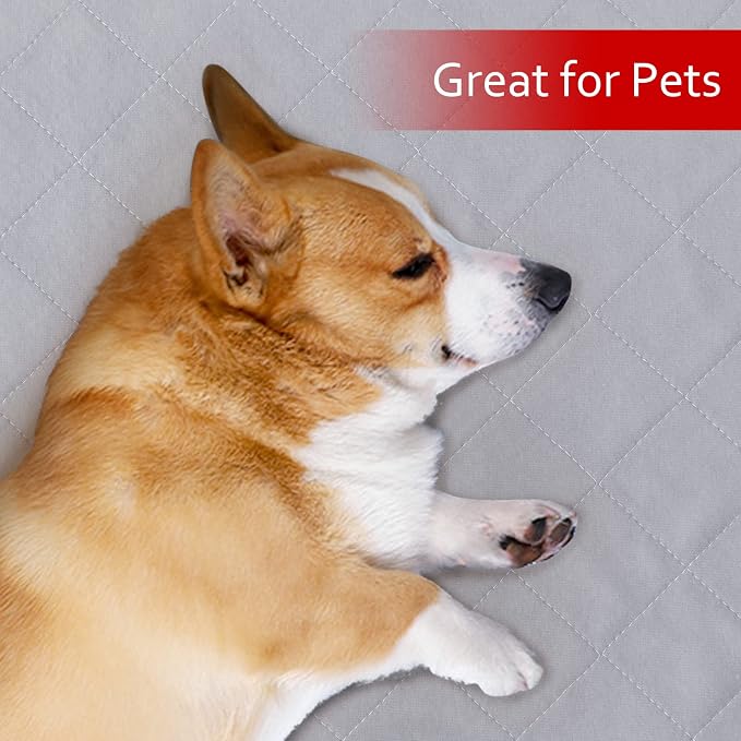 Dog Crate Mat and Washable Pee Pads for Dogs 2 Pack (36"X23") | Waterproof Non-Slip Reusable Quilted Puppy Training Pads, Fits 36 Inch Crates