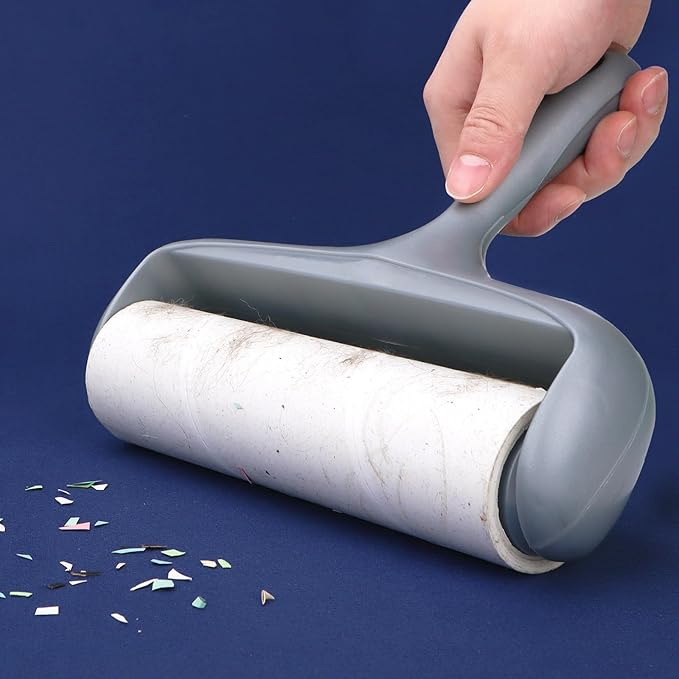 8 inch Large Surface Roller Refills for Scotch-Brite Pet Hair Pickup Extra Sticky Large Lint Roller 60 Sheets per Refill Pack of 5 Total 300 Easy-Tear Adhesive Sheets