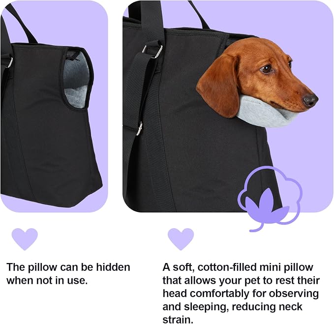 Ownpets Large Pet Carrier for Dogs Cats, 18-20lbs, Hands-Free Purse Bag | extra large, storage pockets, travel vet shopping, medium pets