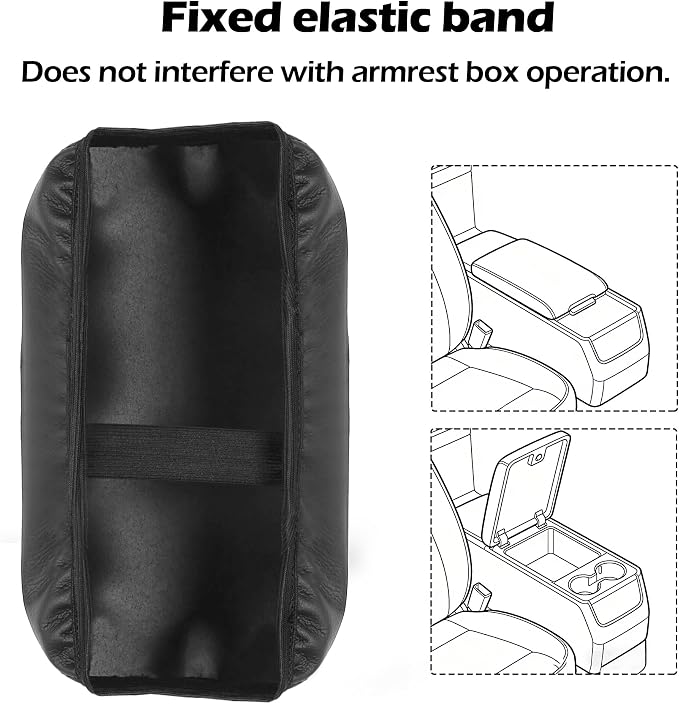Center Console Cover for Toyota Corolla 2020 2021 2022 2023 2024 2025 2026 Leather Car Armrest Cover Cushion Interior Accessories Prevent Scratching