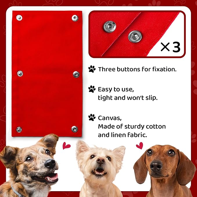 Selectively Social Do Not Pet Pet Leash for Dogs, Funny Dog Leash Wrap for Pet Dog Lovers Owners Gift (Red)