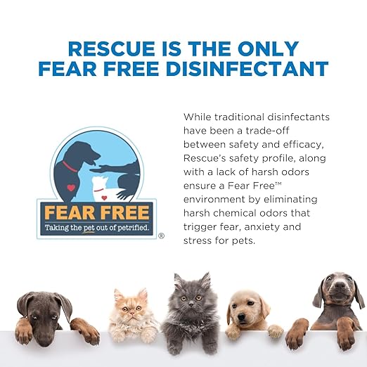 REScue One-Step Disinfectant Cleaner & Deodorizer Wipes for Vet Use – Cleaner for Kennels, Litter Boxes, Vet Offices, Pet Grooming Surfaces, Pet Items – Wipes Canister, 160-Count (4 Pack)