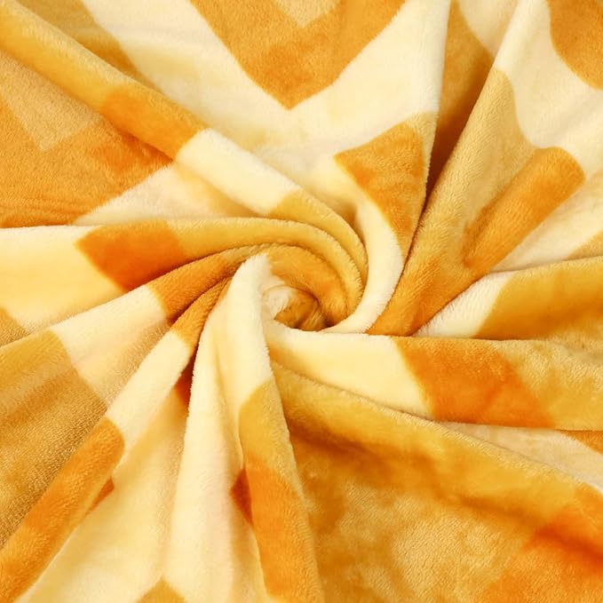 Bnuitland 90 Inches Funny Waffle Blanket, 300 GSM Double Sided Giant Funny Novelty Realistic Food Blanket with Pouch for Adults and Kids, Super Soft Flannel Throw