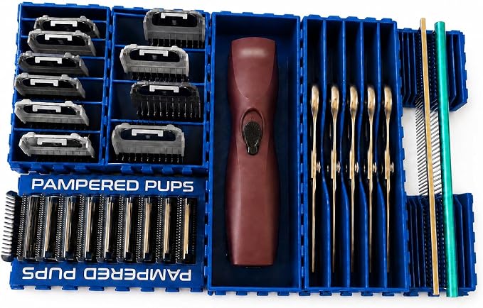 Groom Deck Modular Grooming Tool Organizer - Blue